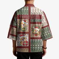 Personalized Corgi Christmas Kimono Merry Corgmas - Wonder Print Shop