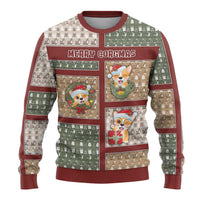 Personalized Corgi Christmas Ugly Christmas Sweater Merry Corgmas - Wonder Print Shop
