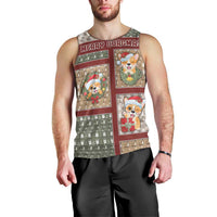 Personalized Corgi Christmas Men Tank Top Merry Corgmas - Wonder Print Shop