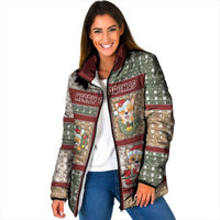 Personalized Corgi Christmas Padded Jacket Merry Corgmas - Wonder Print Shop