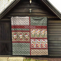 Corgi Christmas Quilt Merry Corgmas - Wonder Print Shop