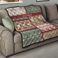 Corgi Christmas Quilt Merry Corgmas - Wonder Print Shop