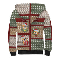 Personalized Corgi Christmas Sherpa Hoodie Merry Corgmas - Wonder Print Shop