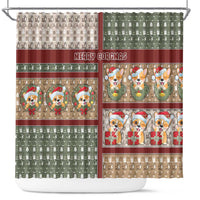 Corgi Christmas Shower Curtain Merry Corgmas - Wonder Print Shop
