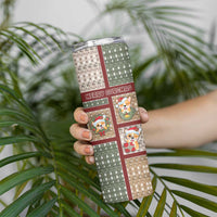 Personalized Corgi Christmas Skinny Tumbler Merry Corgmas - Wonder Print Shop