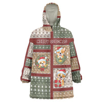 Personalized Corgi Christmas Wearable Blanket Hoodie Merry Corgmas - Wonder Print Shop