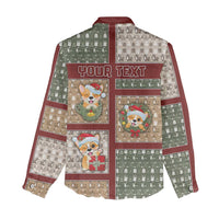 Personalized Corgi Christmas Women Casual Shirt Merry Corgmas - Wonder Print Shop