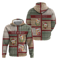 Personalized Corgi Christmas Zip Hoodie Merry Corgmas - Wonder Print Shop