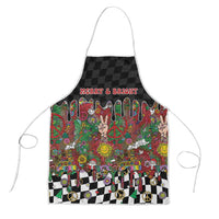 Hippie Christmas Apron Doodle Style - Wonder Print Shop