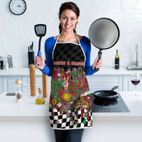 Hippie Christmas Apron Doodle Style - Wonder Print Shop