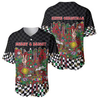 Hippie Christmas Baseball Jersey Doodle Style - Wonder Print Shop