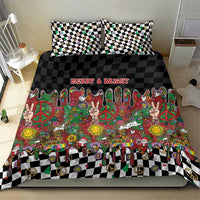 Hippie Christmas Bedding Set Doodle Style - Wonder Print Shop