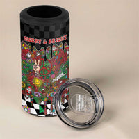 Hippie Christmas 4 in 1 Can Cooler Tumbler Doodle Style - Wonder Print Shop