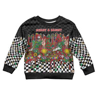 Hippie Christmas Kid Ugly Christmas Sweater Doodle Style - Wonder Print Shop