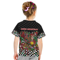 Hippie Christmas Kid T Shirt Doodle Style - Wonder Print Shop