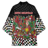 Hippie Christmas Kimono Doodle Style - Wonder Print Shop
