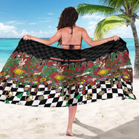 Hippie Christmas Sarong Doodle Style - Wonder Print Shop