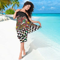 Hippie Christmas Sarong Doodle Style - Wonder Print Shop