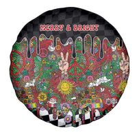 Hippie Christmas Spare Tire Cover Doodle Style - Wonder Print Shop