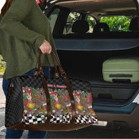 Hippie Christmas Travel Bag Doodle Style - Wonder Print Shop