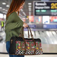 Hippie Christmas Travel Bag Doodle Style - Wonder Print Shop