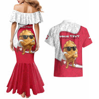 Personalized Poland Couples Matching Mermaid Dress and Hawaiian Shirt The Cool Pierogi Funny Style