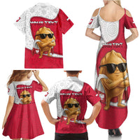 Personalized Poland Family Matching Summer Maxi Dress and Hawaiian Shirt The Cool Pierogi Funny Style