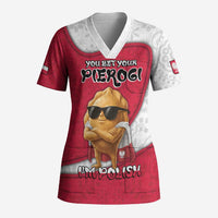 Personalized Poland Scrub Top The Cool Pierogi Funny Style