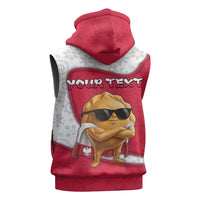 Personalized Poland Sleeveless Zip Hoodie The Cool Pierogi Funny Style