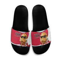 Poland Slide Sandals The Cool Pierogi Funny Style