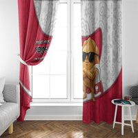 Poland Window Curtain The Cool Pierogi Funny Style