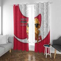 Poland Window Curtain The Cool Pierogi Funny Style