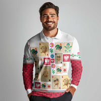 Poland Long Sleeve Polo Shirt Pierogi Tysiac 1000