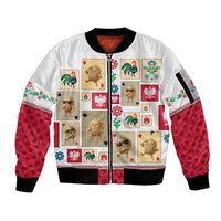 Poland Sleeve Zip Bomber Jacket Pierogi Tysiac 1000