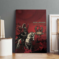 Polish Lithuanian Commonwealth Canvas Wall Art Winged Hussar Warrior Battle Of Vienna