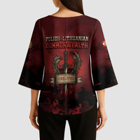 Polish Lithuanian Commonwealth Kimono Sleeve Blouse Winged Hussar Warrior Battle Of Vienna