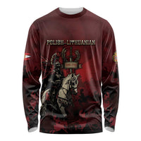Polish Lithuanian Commonwealth Long Sleeve Shirt Winged Hussar Warrior Battle Of Vienna
