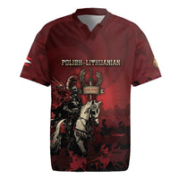 Polish Lithuanian Commonwealth Rugby Jersey Winged Hussar Warrior Battle Of Vienna