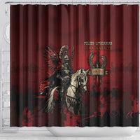 Polish Lithuanian Commonwealth Shower Curtain Winged Hussar Warrior Battle Of Vienna