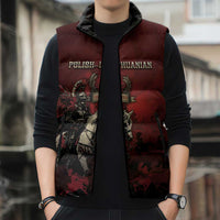 Polish Lithuanian Commonwealth Sleeveless Puffer Jacket Winged Hussar Warrior Battle Of Vienna