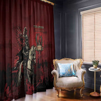 Polish Lithuanian Commonwealth Window Curtain Winged Hussar Warrior Battle Of Vienna