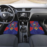 Custom Afro-Haitians Football Car Mats Haitian Palm Tree Unique Style