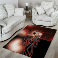 Ancient Greek Hades Area Rug King Of The Underworld - Wonder Print Shop