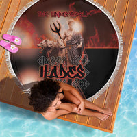 Ancient Greek Hades Beach Blanket King Of The Underworld - Wonder Print Shop