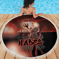 Ancient Greek Hades Beach Blanket King Of The Underworld - Wonder Print Shop