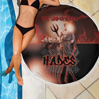 Ancient Greek Hades Beach Blanket King Of The Underworld - Wonder Print Shop