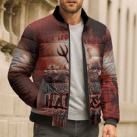 Ancient Greek Hades Bomber Puffer Jacket King Of The Underworld - Wonder Print Shop