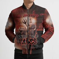 Ancient Greek Hades Bomber Puffer Jacket King Of The Underworld - Wonder Print Shop