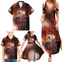 Ancient Greek Hades Family Matching Summer Maxi Dress and Hawaiian Shirt King Of The Underworld - Wonder Print Shop