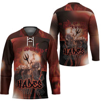 Ancient Greek Hades Hockey Jersey King Of The Underworld - Wonder Print Shop